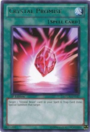 Crystal Promise (LCGX-EN167) - Legendary Collection 2 1st Edition