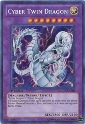 Cyber Twin Dragon (LCGX-EN180) - Legendary Collection 2 1st Edition