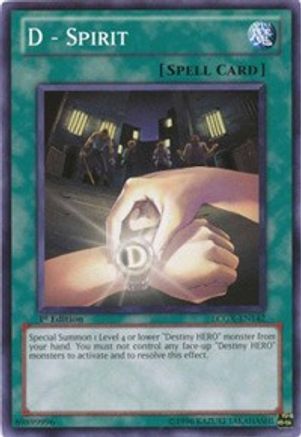 D - Spirit (LCGX-EN142) - Legendary Collection 2 Unlimited