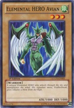 Elemental HERO Avian (LCGX-EN001) - Legendary Collection 2 Unlimited
