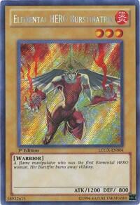 Elemental HERO Burstinatrix (Alternate Art) (LCGX-EN004) [Legendary Collection 2]