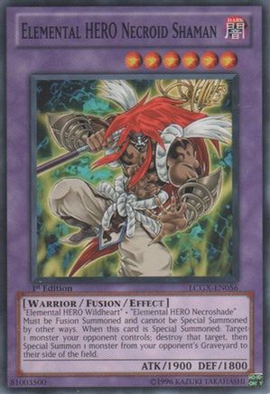 Elemental HERO Necroid Shaman (LCGX-EN056) - Legendary Collection 2 Unlimited