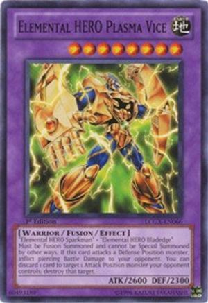 Elemental HERO Plasma Vice (LCGX-EN066) - Legendary Collection 2 1st Edition
