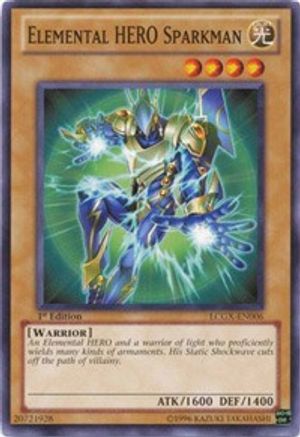 Elemental HERO Sparkman (LCGX-EN006) - Legendary Collection 2 Unlimited