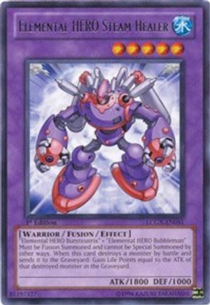 Elemental HERO Steam Healer (LCGX-EN051) - Legendary Collection 2 1st Edition
