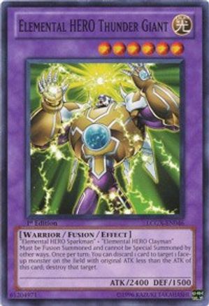 Elemental HERO Thunder Giant (LCGX-EN046) - Legendary Collection 2 Unlimited