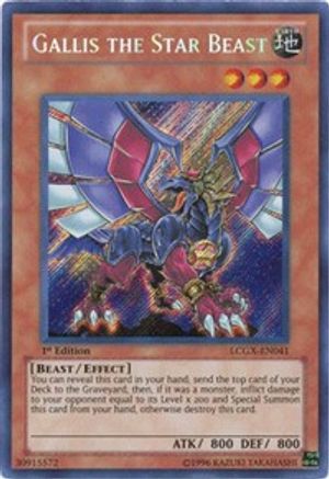 Gallis the Star Beast (LCGX-EN041) - Legendary Collection 2 1st Edition