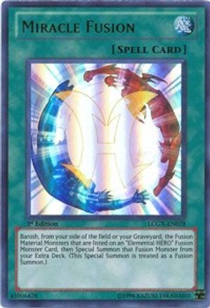 Miracle Fusion (LCGX-EN078) - Legendary Collection 2 1st Edition