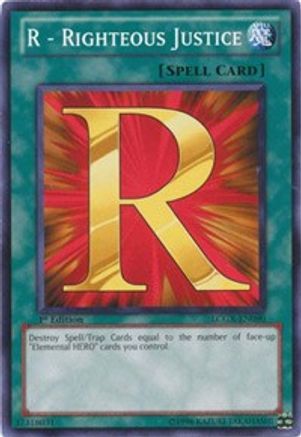 R - Righteous Justice (LCGX-EN090) - Legendary Collection 2 Unlimited