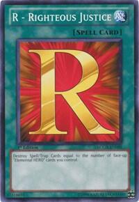 R - Righteous Justice (LCGX-EN090) [Legendary Collection 2]