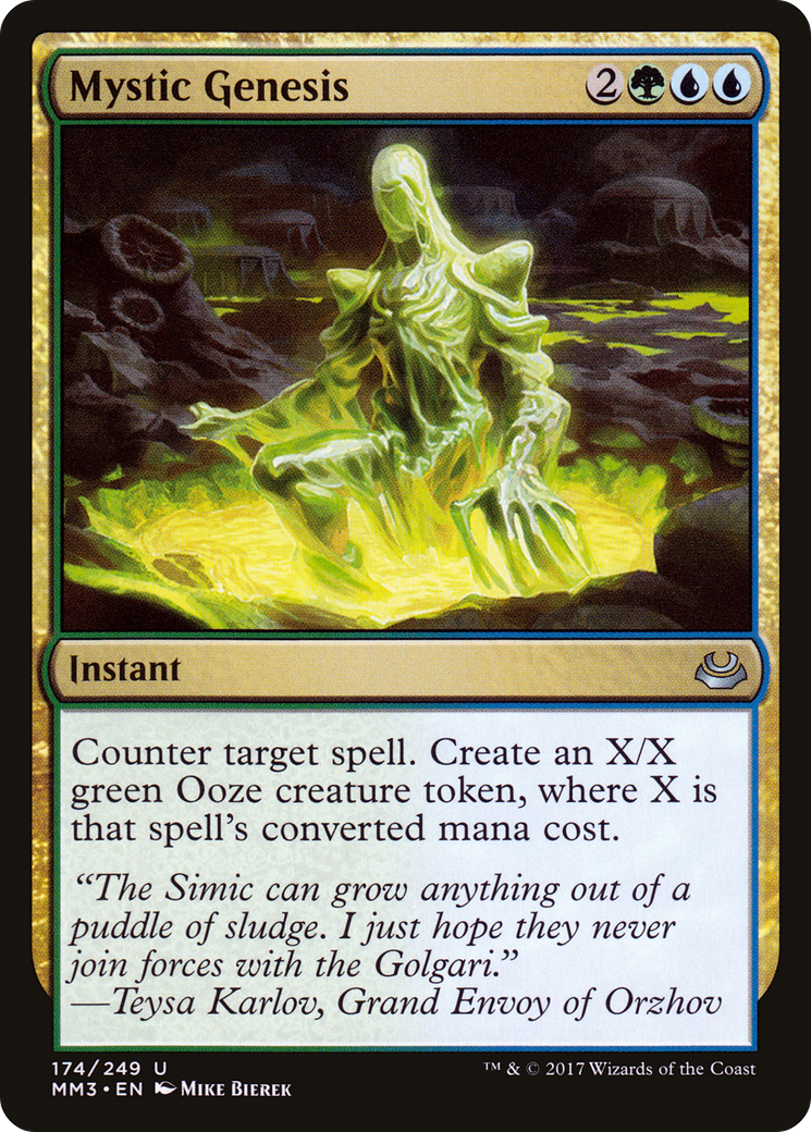 Mystic Genesis (MM3-174) - Modern Masters 2017 Foil