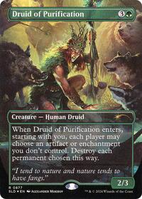 Druid of Purification (Rainbow Foil) (877) [Secret Lair Drop Series]