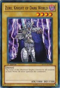 Zure, Knight of Dark World (SDGU-EN004) [Structure Deck: Gates of the Underworld]
