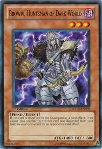 Broww, Huntsman of Dark World (SDGU-EN009) [Structure Deck: Gates of the Underworld]