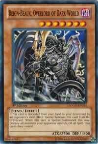 Reign-Beaux, Overlord of Dark World (SDGU-EN014) [Structure Deck: Gates of the Underworld]
