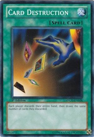 Card Destruction (SDGU-EN028) - Structure Deck: Gates of the Underworld Unlimited