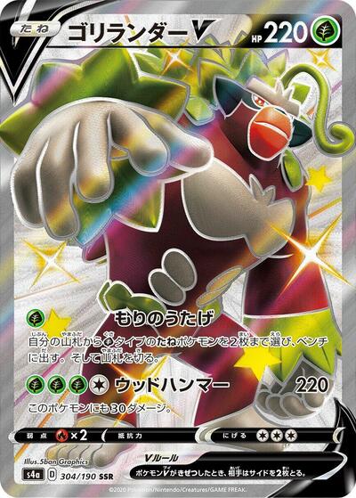 Rillaboom V - 304/190 (304/190) [S4a: Shiny Star V]