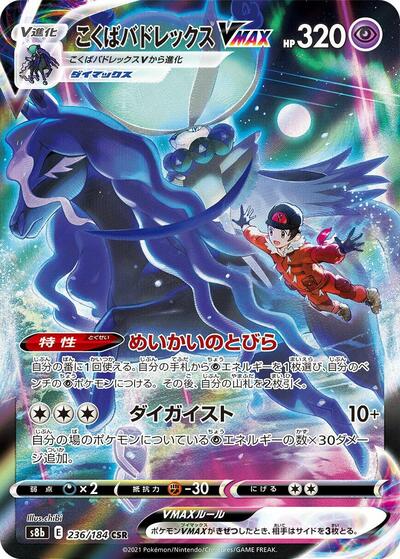 Shadow Rider Calyrex VMAX - 236/184 (236/184) [S8b: VMAX Climax]