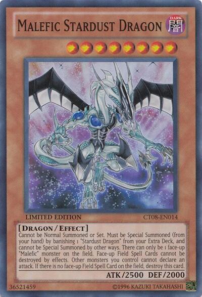 Malefic Stardust Dragon (CT08-EN014) [2011 Collectors Tins]