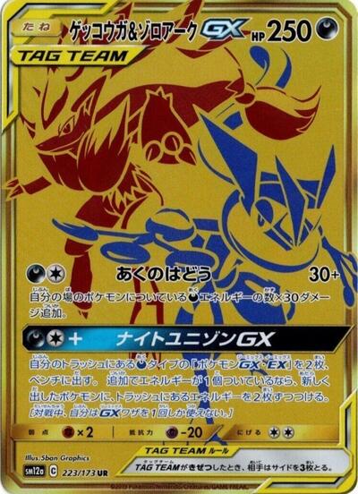Greninja & Zoroark GX - 223/173 (223/173) [SM12a: TAG TEAM GX: Tag All Stars]