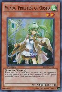 Winda, Priestess of Gusto (HA05-EN040) [Hidden Arsenal 5: Steelswarm Invasion]