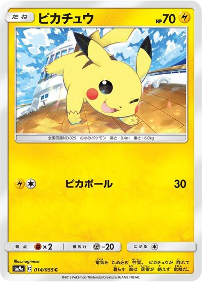 Pikachu (014/055) [SM9a: Night Unison]