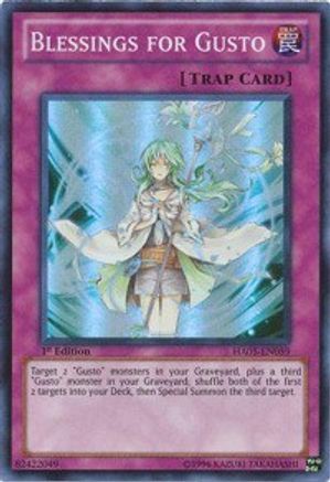 Blessings for Gusto (HA05-EN059) - Hidden Arsenal 5: Steelswarm Invasion 1st Edition