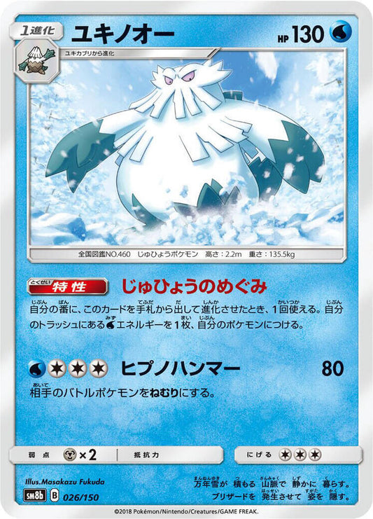 Abomasnow (026/150) [SM8b: GX Ultra Shiny]