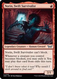 Norin, Swift Survivalist (0145) (145) [Duskmourn: House of Horror]