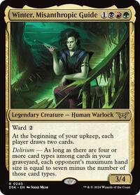 Winter, Misanthropic Guide (240) [Duskmourn: House of Horror]