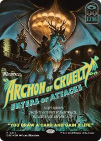 Archon of Cruelty (Showcase) (371) [Commander: Duskmourn: House of Horror]