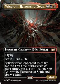 Valgavoth, Harrower of Souls (Borderless) (6) [Commander: Duskmourn: House of Horror]