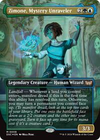 Zimone, Mystery Unraveler (Borderless) (8) [Commander: Duskmourn: House of Horror]