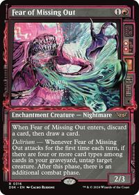 Fear of Missing Out (Showcase) (316) [Duskmourn: House of Horror]