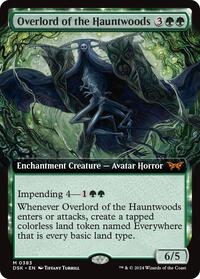 Overlord of the Hauntwoods (Extended Art) (383) [Duskmourn: House of Horror]
