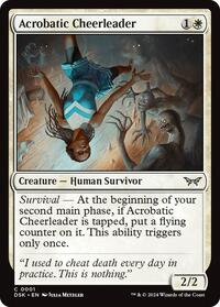 Acrobatic Cheerleader (1) [Duskmourn: House of Horror]