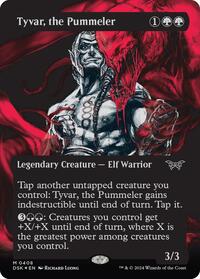 Tyvar, the Pummeler (Showcase) (Textured Foil) (408) [Duskmourn: House of Horror]