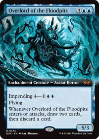 Overlord of the Floodpits (Extended Art) (373) [Duskmourn: House of Horror]