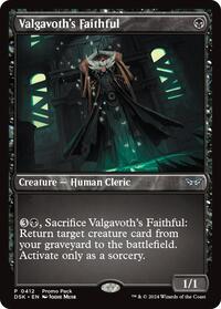 Valgavoth's Faithful (412) [Promo Pack: Duskmourn: House of Horror]