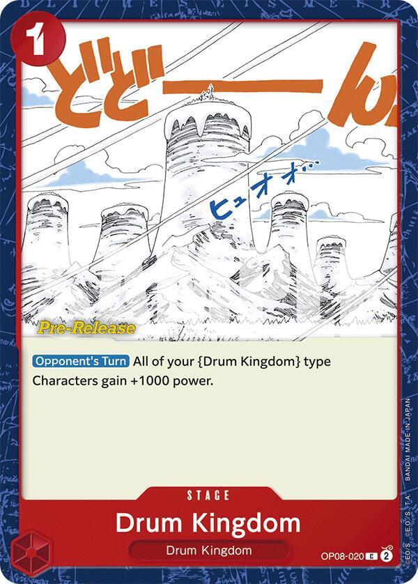 Drum Kingdom (OP08-020) [Two Legends Pre-Release Cards]