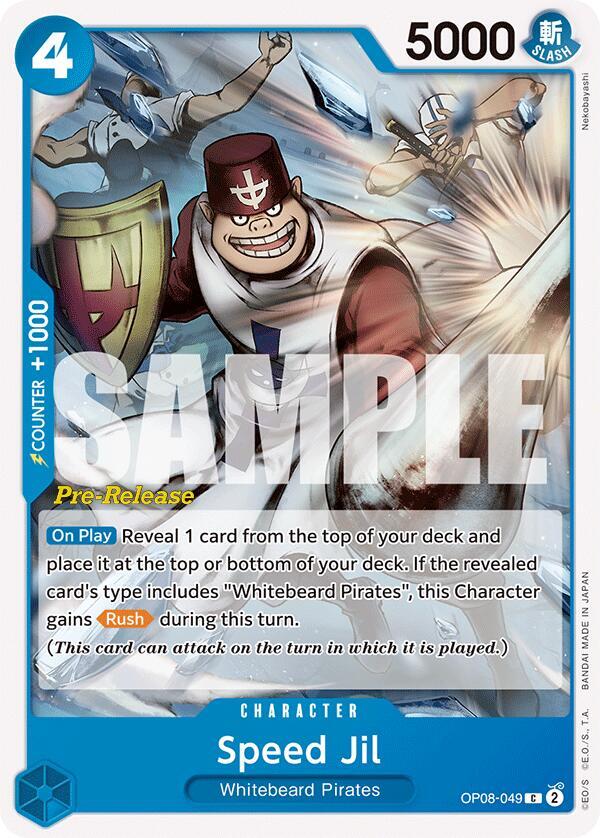 Speed Jil (OP08-049) [Two Legends Pre-Release Cards]