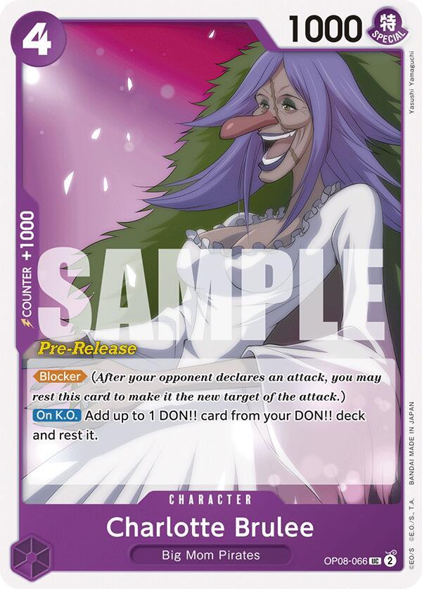 Charlotte Brulee (OP08-066) [Two Legends Pre-Release Cards]