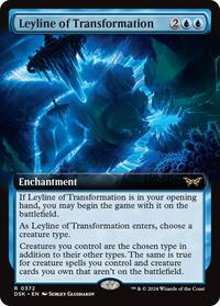 Leyline of Transformation (Extended Art) (372) [Duskmourn: House of Horror]