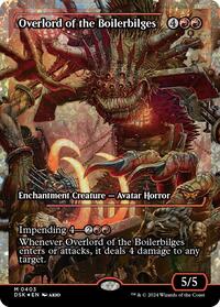 Overlord of the Boilerbilges (Showcase) (Fracture Foil) (403) [Duskmourn: House of Horror]