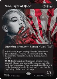 Niko, Light of Hope (Showcase) (Textured Foil) (410) [Duskmourn: House of Horror]