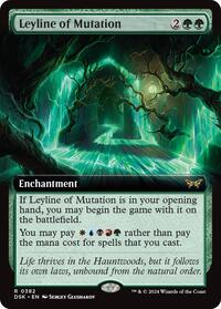 Leyline of Mutation (Extended Art) (382) [Duskmourn: House of Horror]