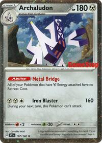 Archaludon (Cosmos Holo) (Gamestop Exclusive) (107/142) [Miscellaneous Cards & Products]