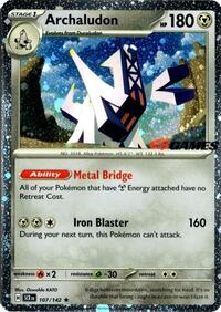 Archaludon (Cosmos Holo) (EB Games Exclusive) (107/142) [Miscellaneous Cards & Products]