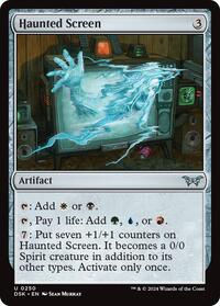 Haunted Screen (250) [Duskmourn: House of Horror]