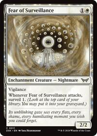 Fear of Surveillance (11) [Duskmourn: House of Horror]